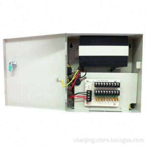 CCTV Power Supply Box with Battery Backup, 100-240V, CE Certificate